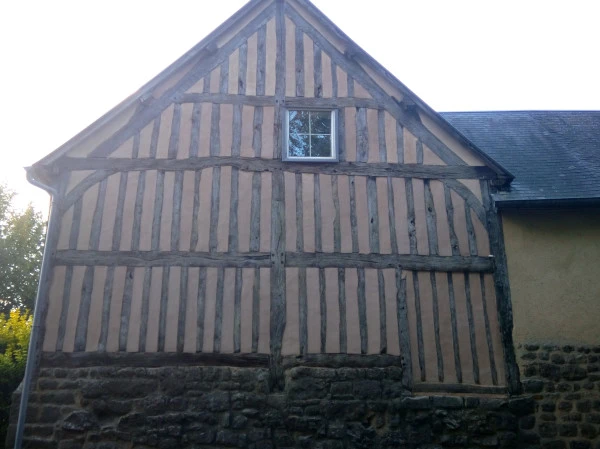 Restauration colombage Lonlay-l'Abbaye